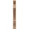 Ekena Millwork 6-in W x 48-in D x 48-in H Balboa Slat Rough Cedar Woodgrain TimberThane Outlooker, Primed Tan OUTUR060X48X48BOA24RCPR - alternate 4